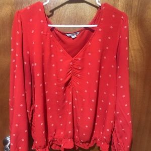 Long-sleeve blouse